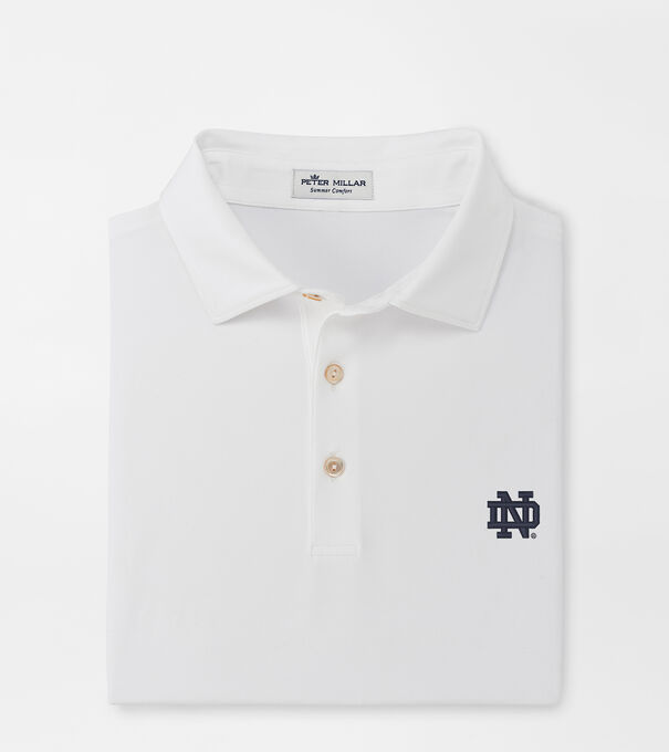Notre Dame Solid Performance Jersey Polo