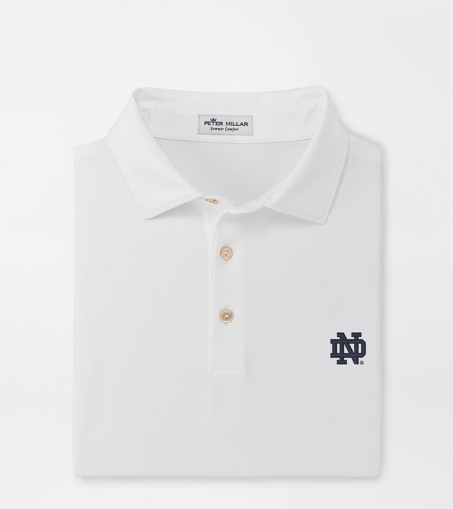 Notre Dame Solid Performance Jersey Polo image number 1