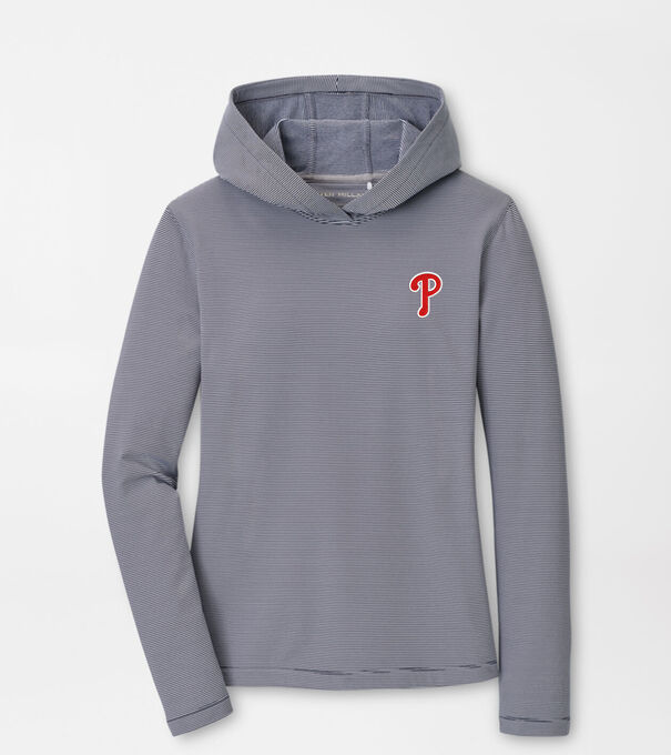 Philadelphia Phillies Women's Pine Sugar Stripe Performance Hoodie