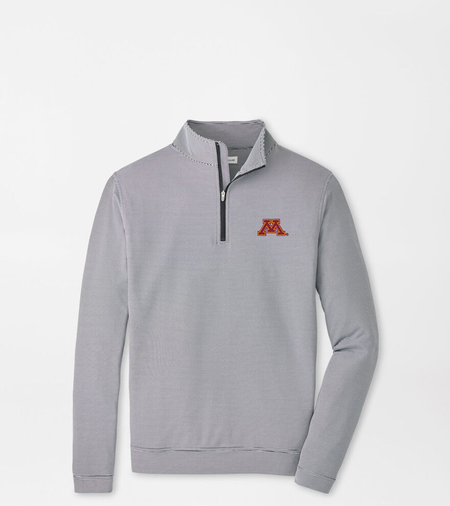 Minnesota Perth Sugar Stripe Performance Quarter-Zip image number 1