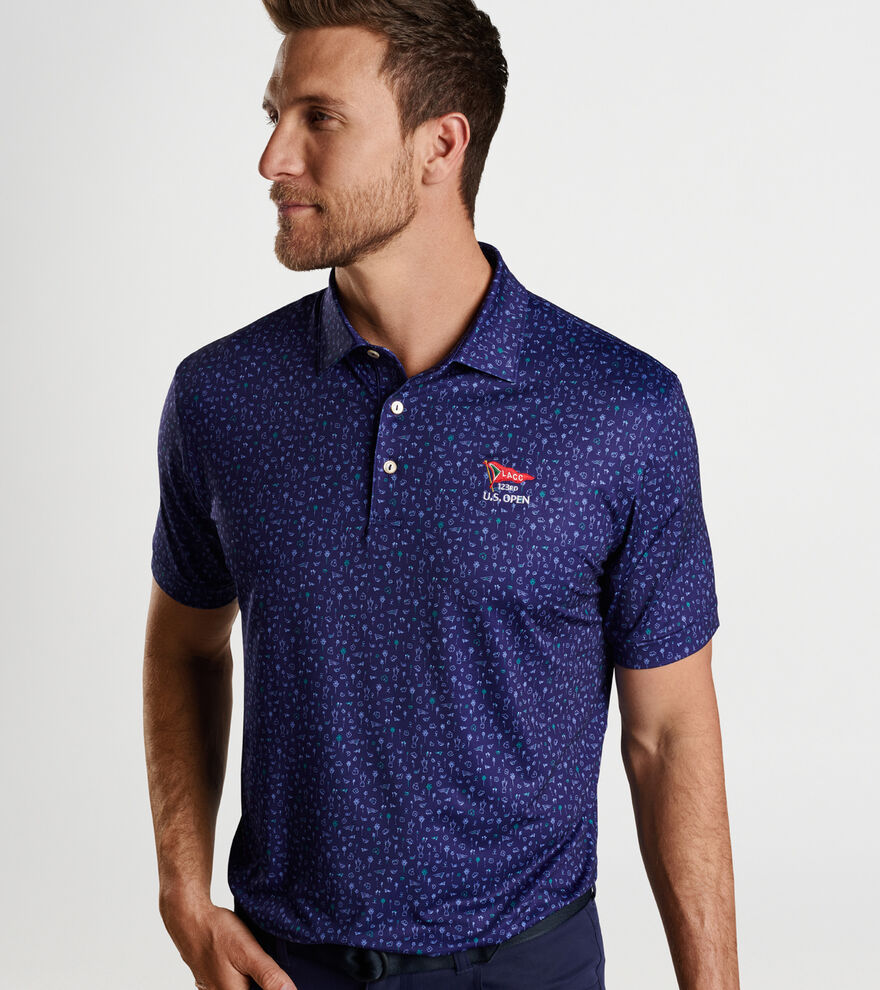 123rd U.S. Open Performance Jersey Print Polo image number 5