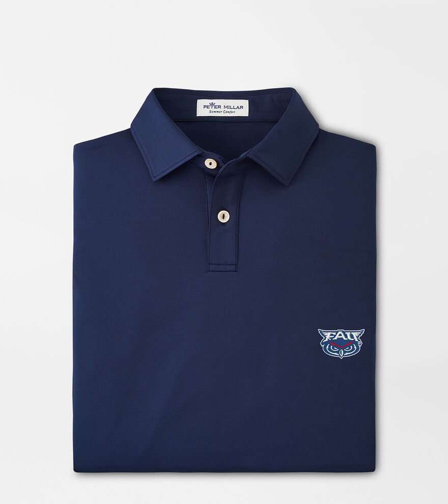 Florida Atlantic Youth Solid Performance Jersey Polo image number 1
