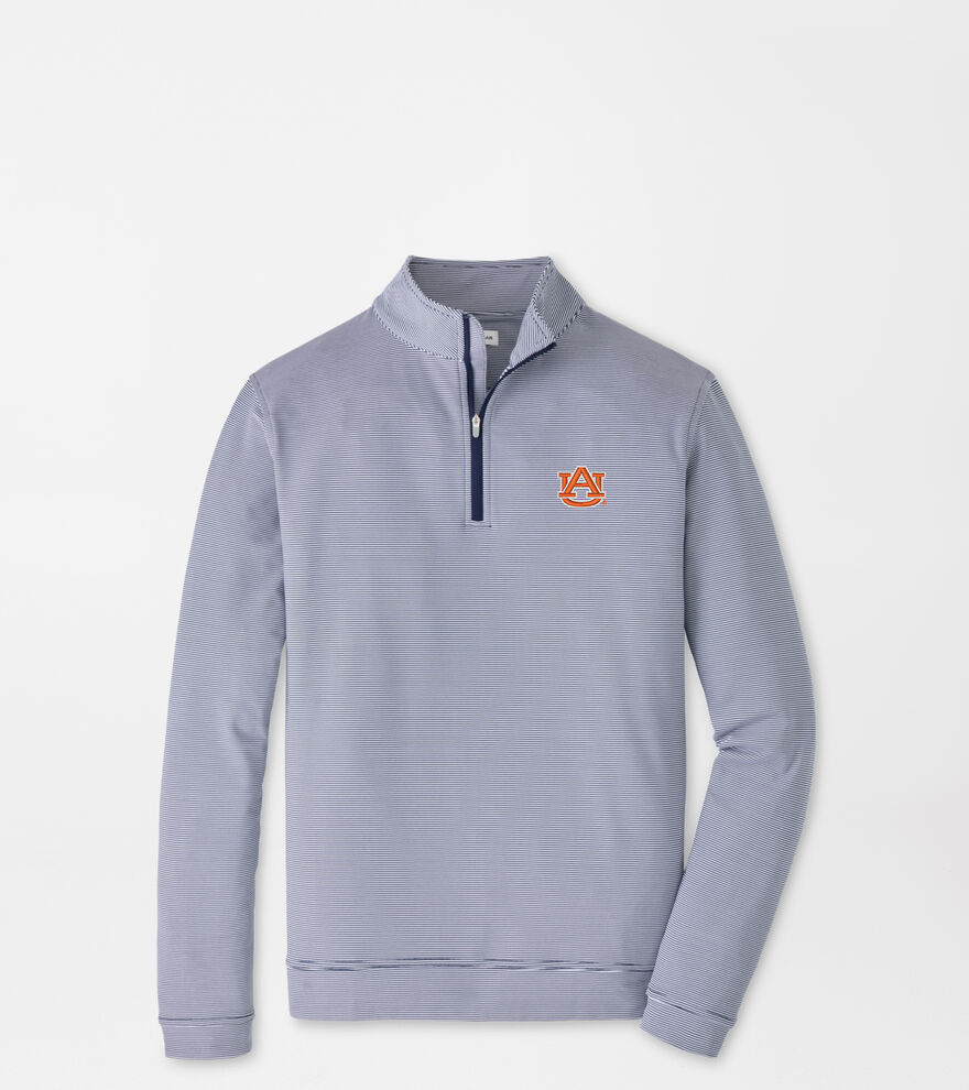 Auburn Perth Sugar Stripe Performance Quarter-Zip image number 2