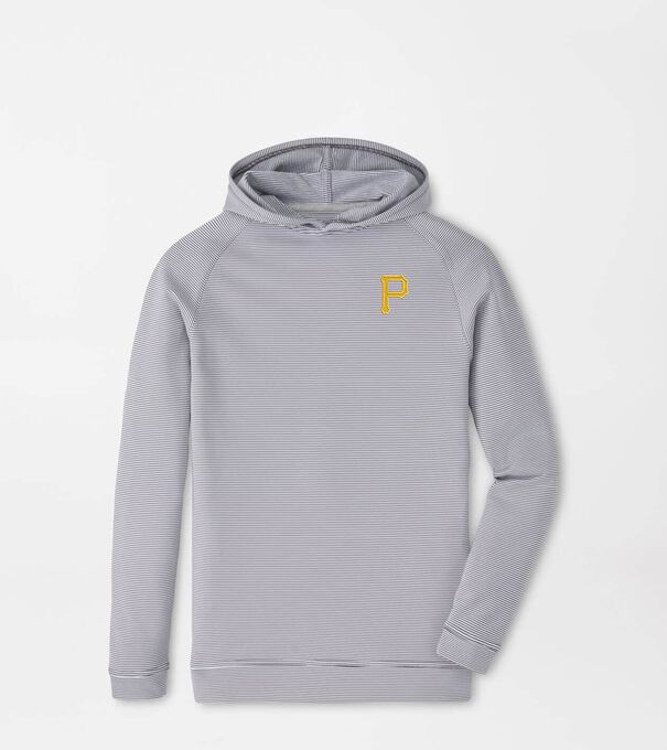 Pittsburgh Pirates Pine Youth Sugar Stripe Performance Hoodie