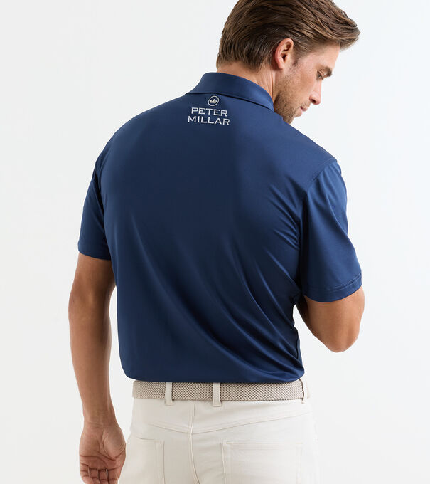 Tour Logo Solid Performance Jersey Polo