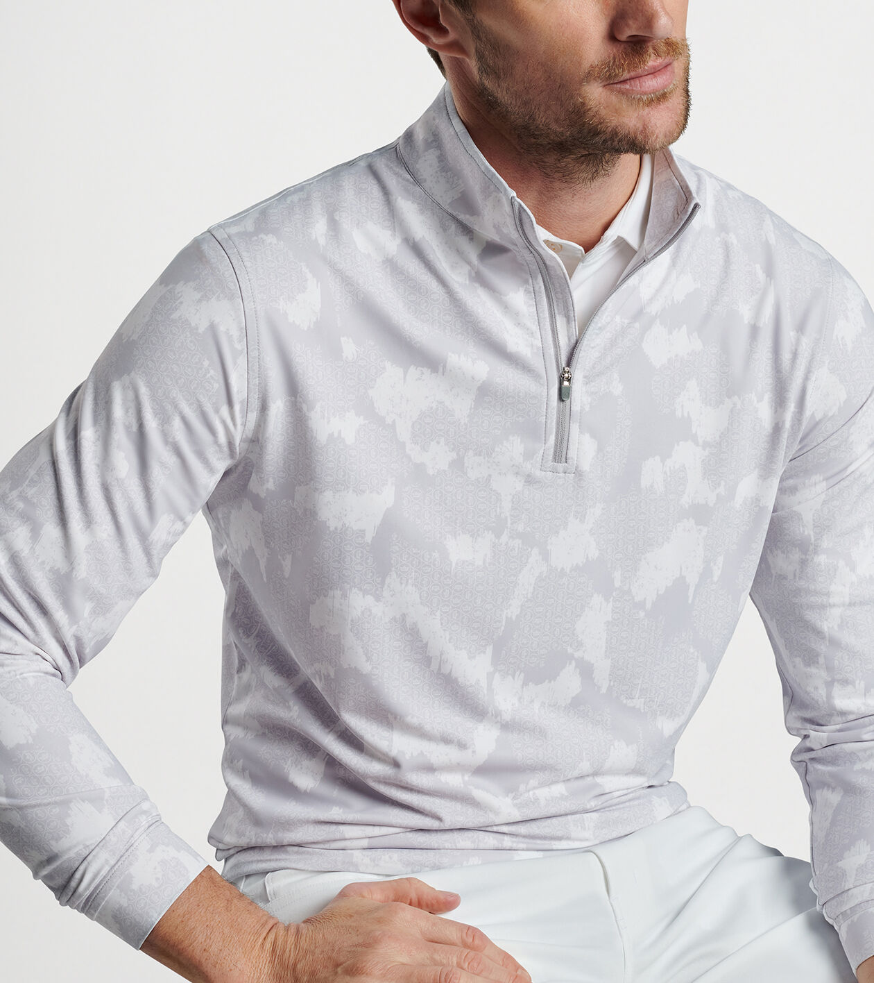 Button down under quarter zip on sale