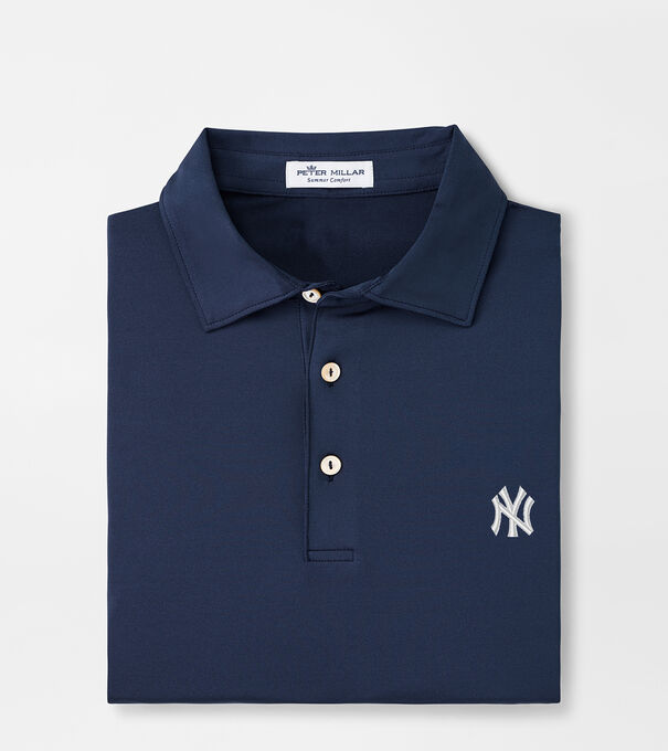 New York Yankees Solid Performance Jersey Polo