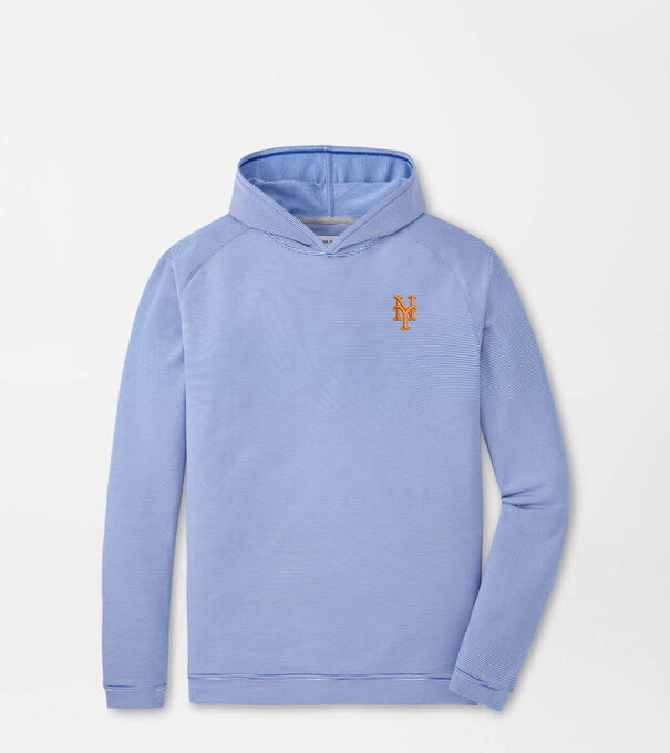 New York Mets Pine Sugar Stripe Performance Hoodie