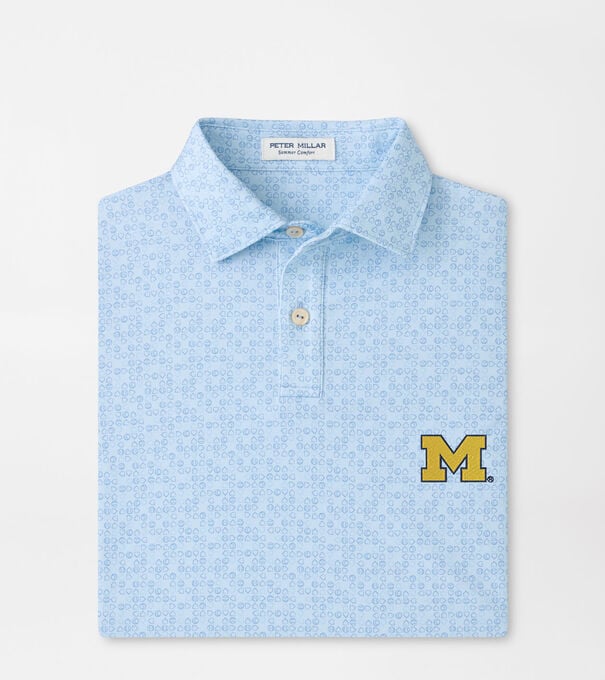 Michigan Bases Loaded Youth Performance Jersey Polo