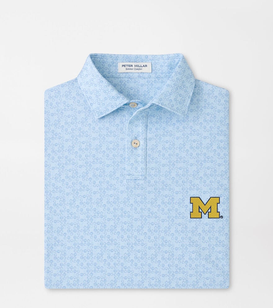 Michigan Bases Loaded Youth Performance Jersey Polo image number 1