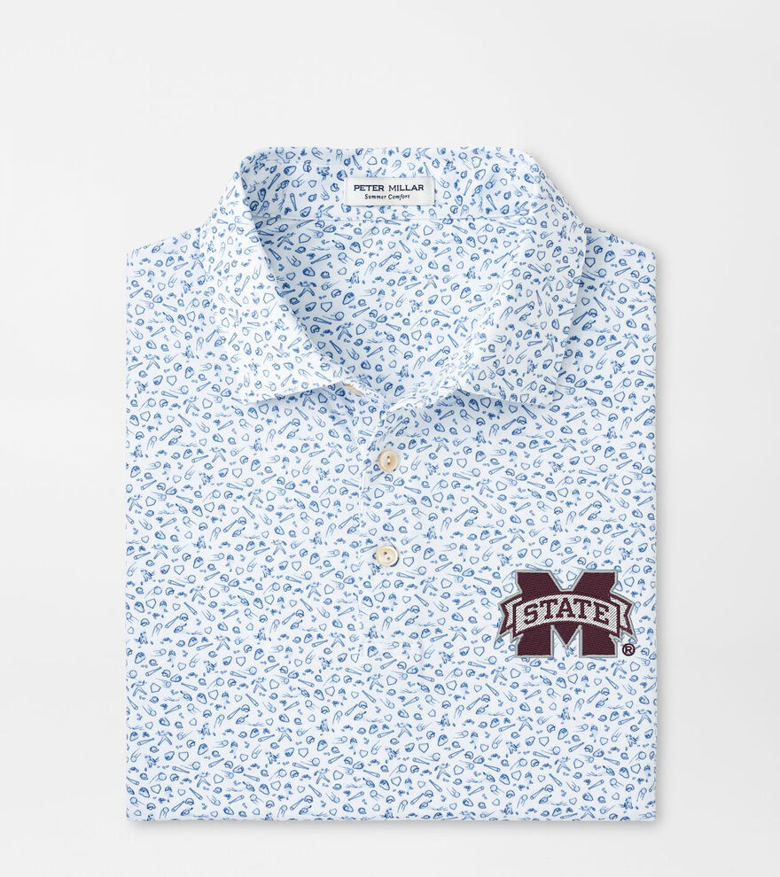 Mississippi State Batter Up Performance Jersey Polo image number 1
