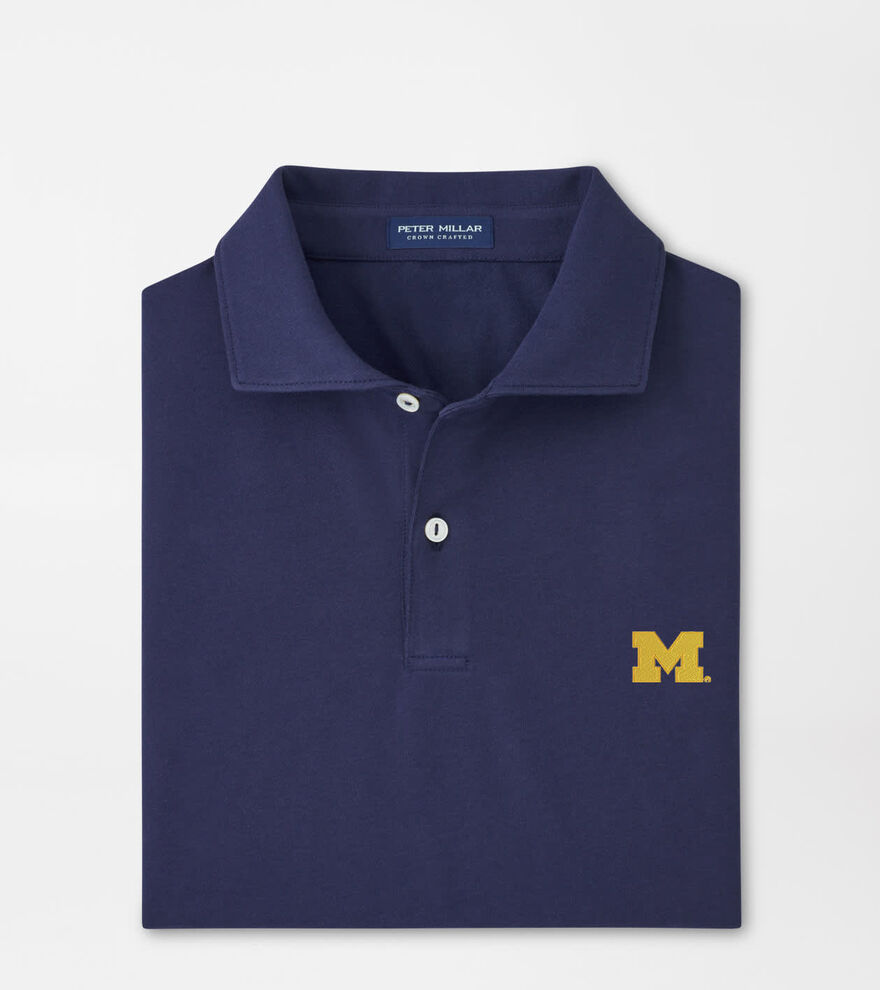 Michigan Albatross Cotton-Blend Piqu&eacute; Polo image number 1