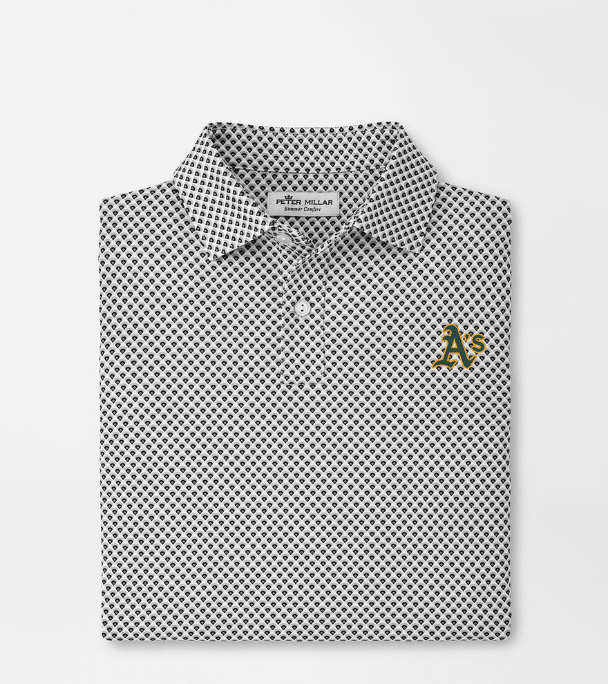 Oakland A's Youth Performance Jersey Polo image number 1