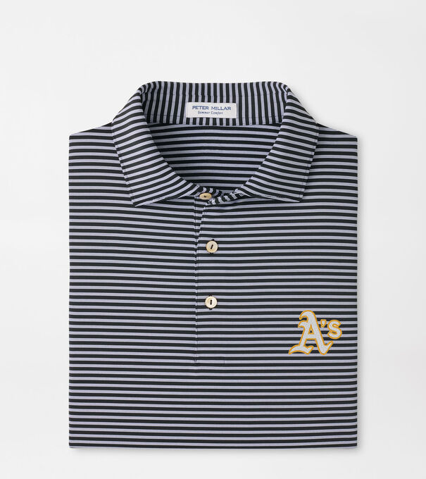 Athletics Tiebreaker Performance Jersey Stripe Polo