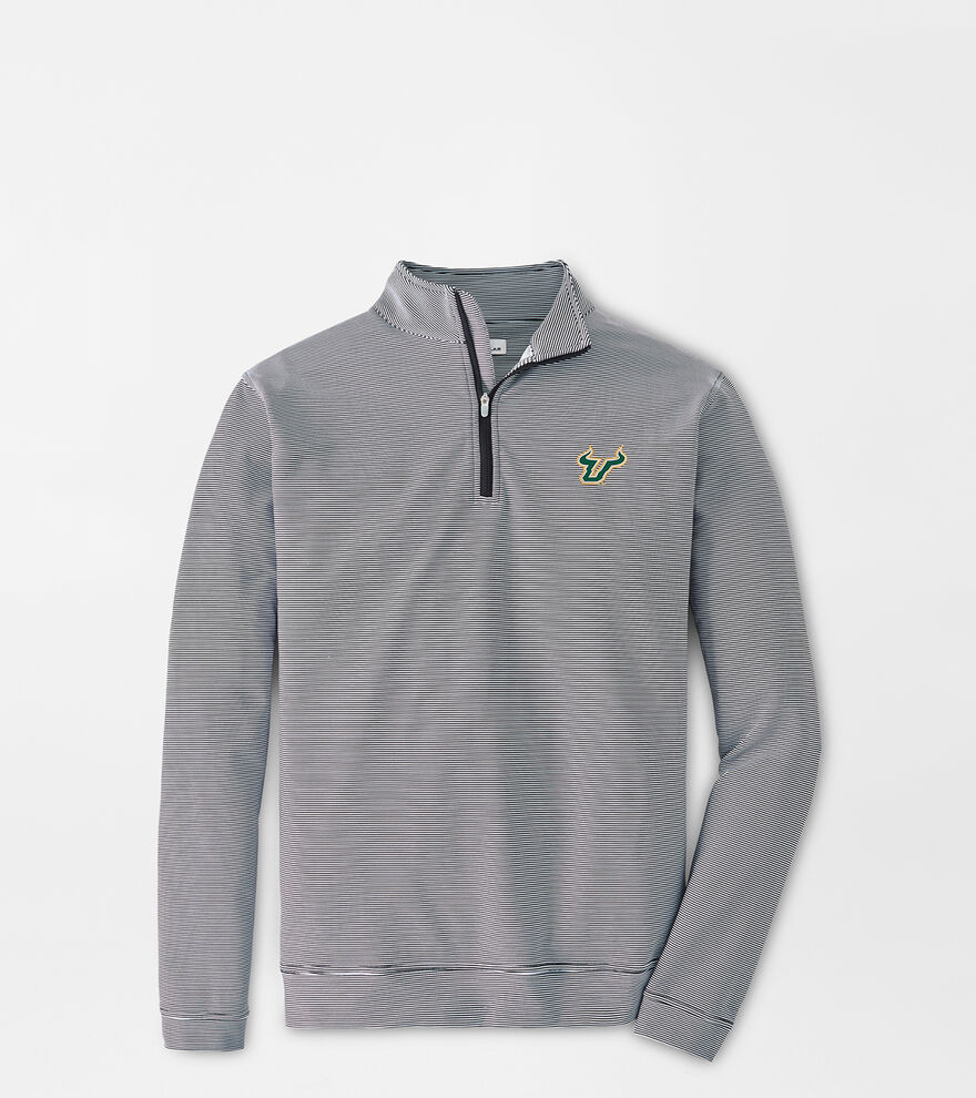 University of South Florida Perth Sugar Stripe Performance Quarter-Zip image number 1