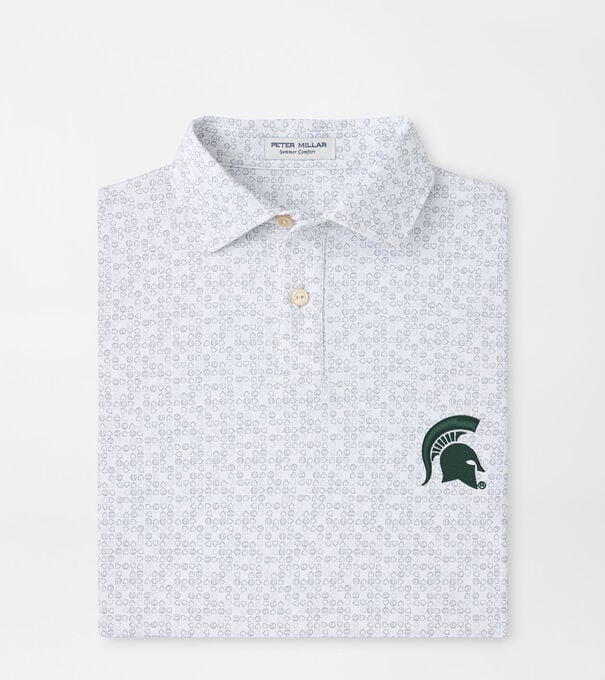 Michigan State Spartans Bases Loaded Youth Performance Jersey Polo
