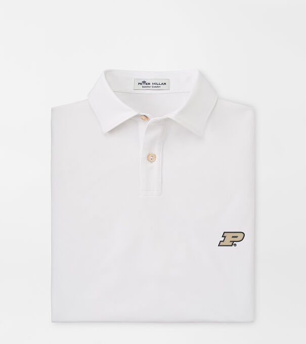 Purdue Youth Solid Performance Jersey Polo