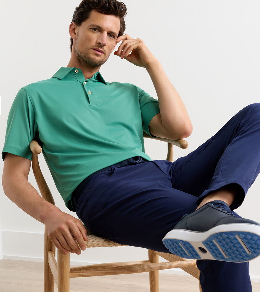 Solid Performance Mesh Polo image number 2