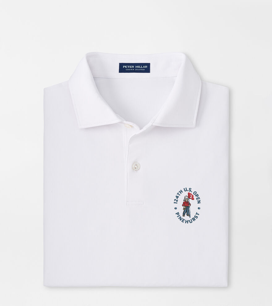 124th U.S. Open Solid Performance Jersey Polo image number 1