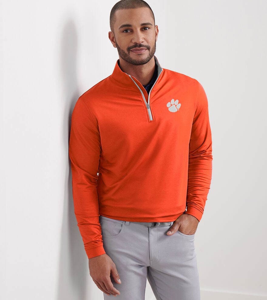 Clemson Perth Performance Quarter-Zip image number 1