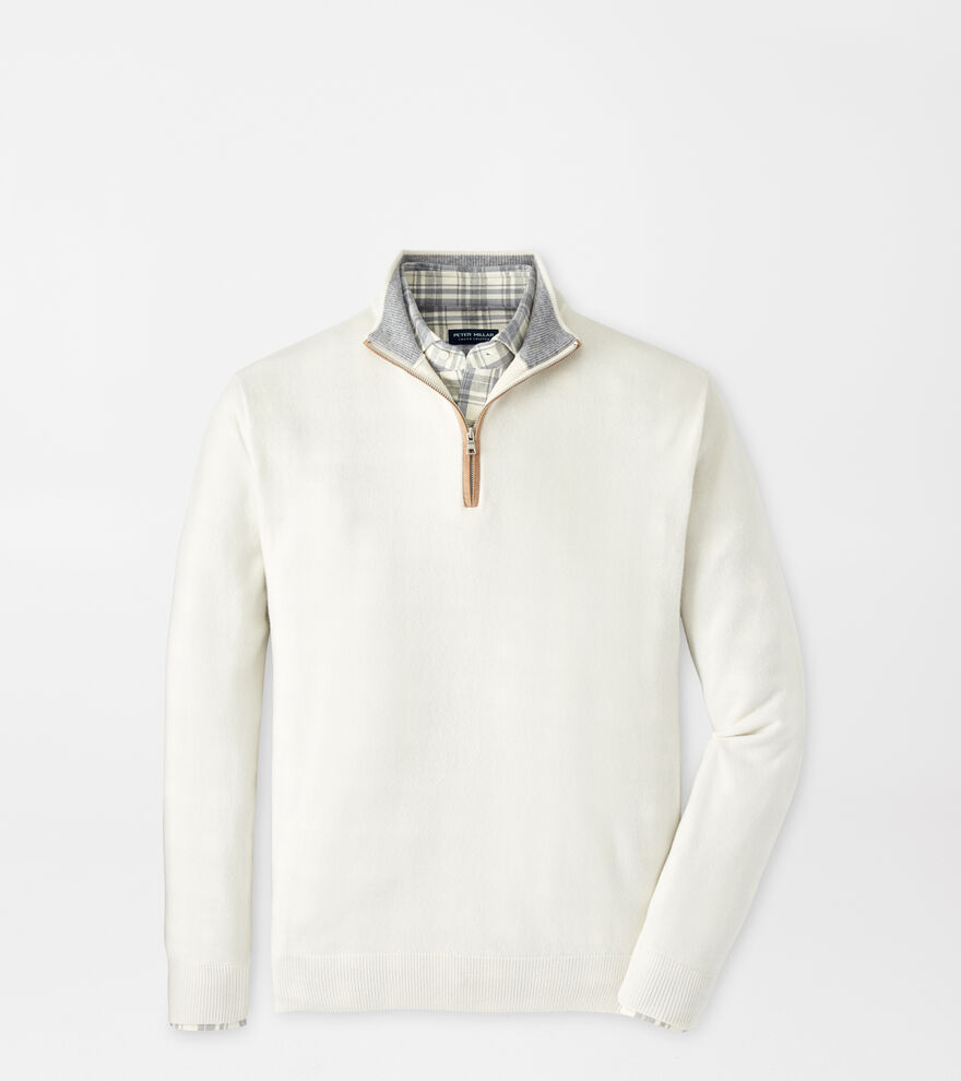Artisan Crafted Cashmere Flex Quarter-Zip image number 1