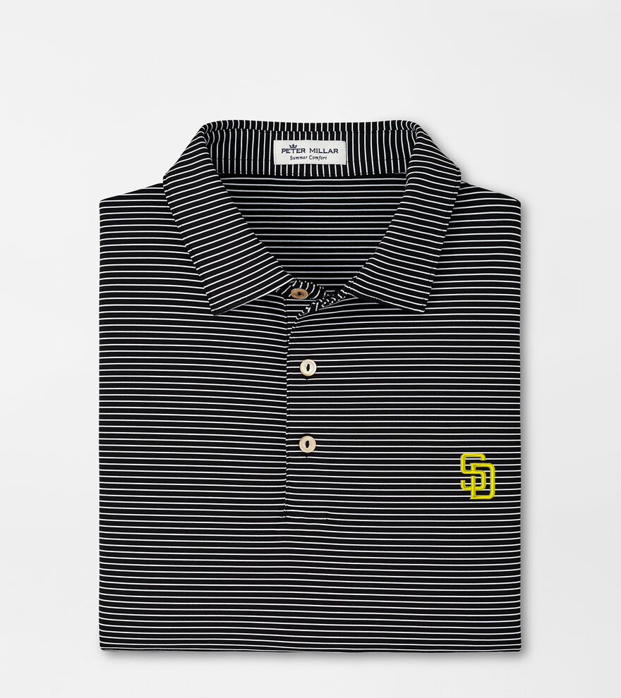 San Diego Padres Marlin Performance Jersey Polo image number 1