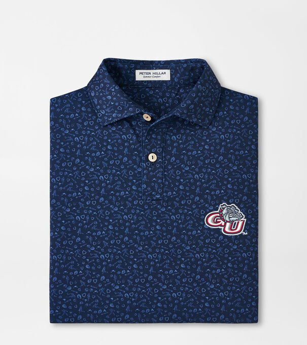 Gonzaga Batter Up Youth Performance Jersey Polo