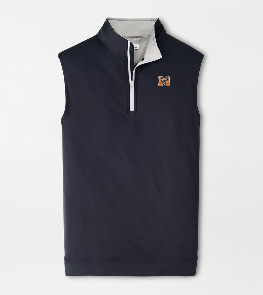 Mercer University Galway Quarter-Zip Vest image number 1