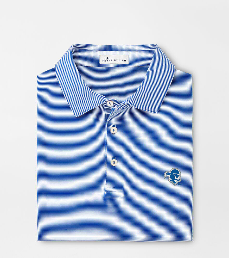 Seton Hall Jubilee Stripe Performance Polo image number 1