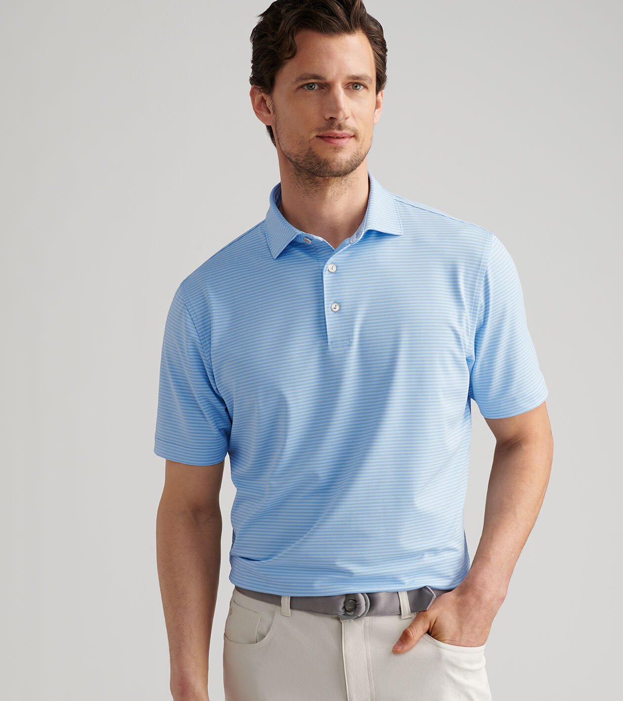 Hales Performance Jersey Polo | Men's Polos | Peter Millar