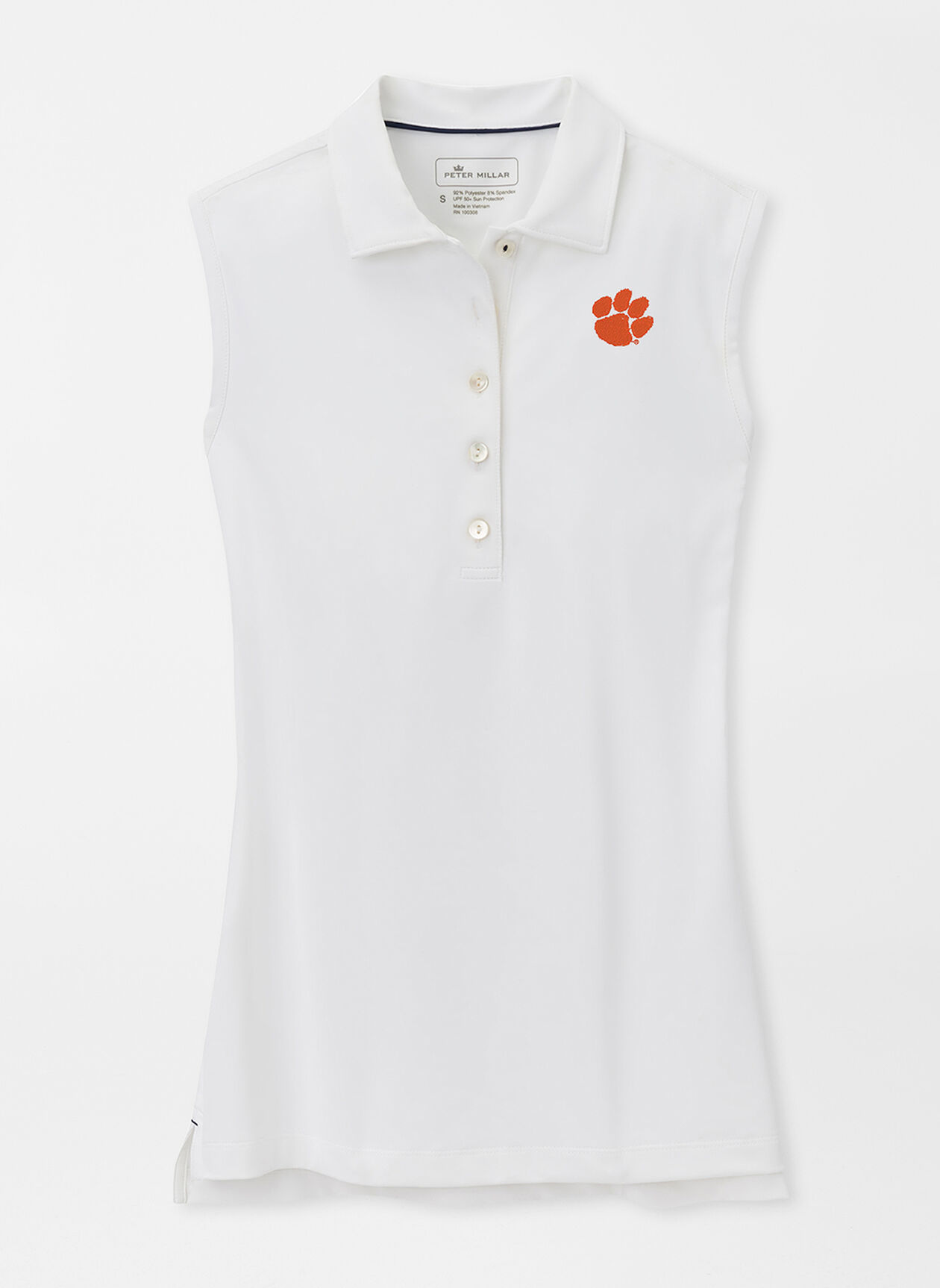 Clemson Perfect Fit Sleeveless Polo Women's Collegiate Apparel