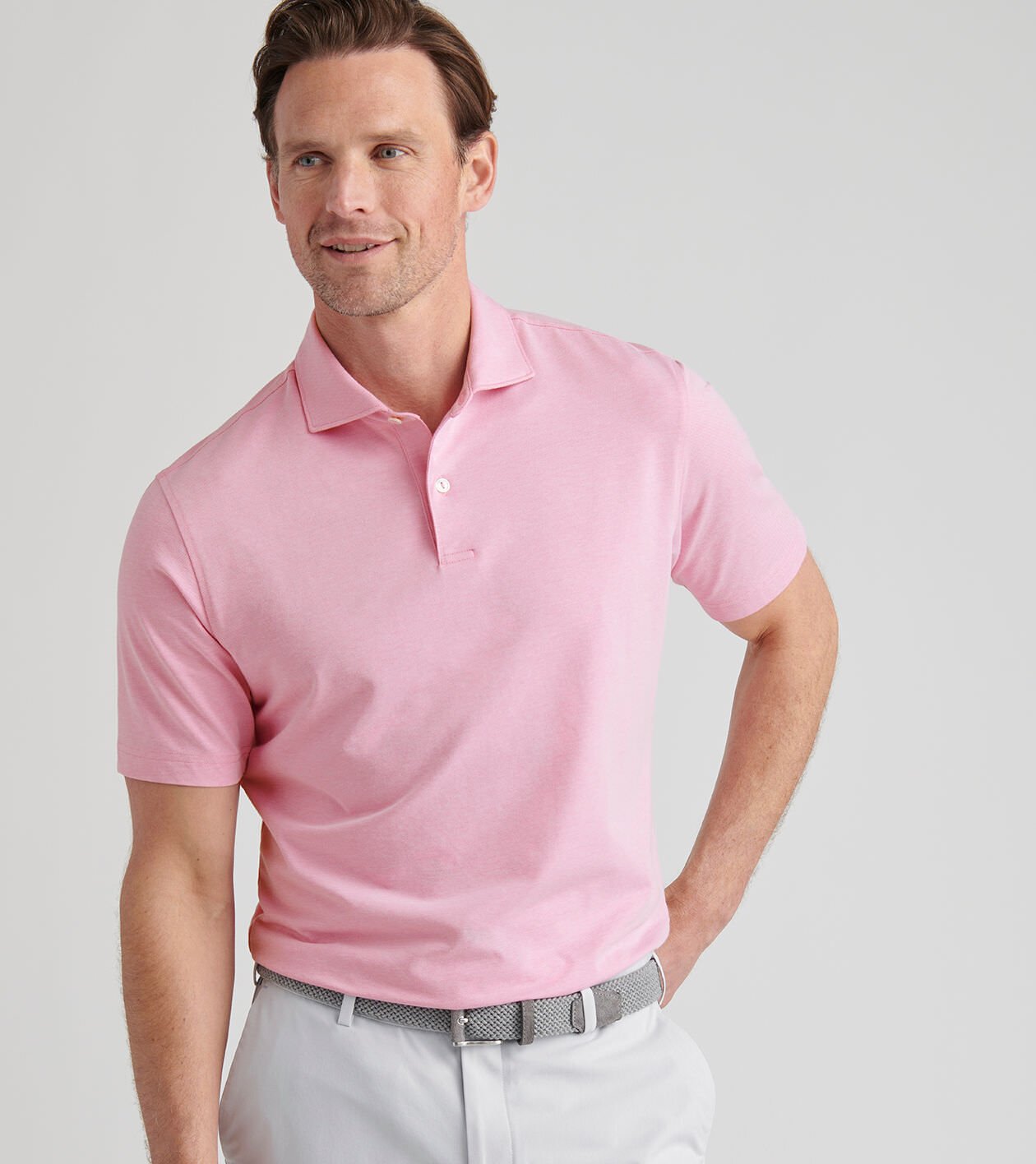 Albatross Cotton-Blend Piqué Polo | Men's Polos | Peter Millar