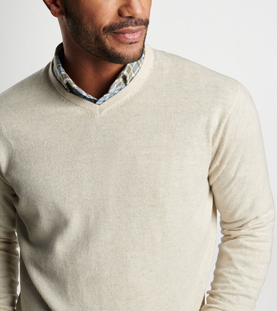 Crown Heritage Cashmere Sweater | Men's Sweaters | Peter Millar, image size:880x990