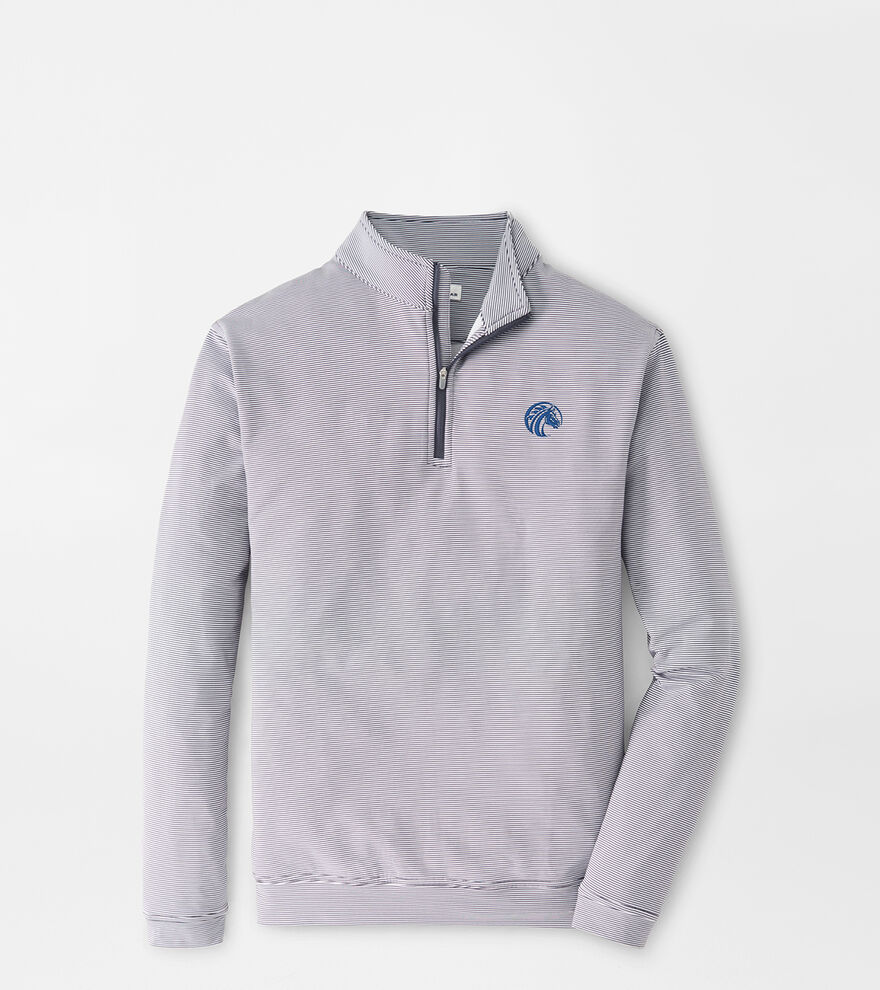 Fayetteville State Perth Sugar Stripe Performance Quarter-Zip image number 1