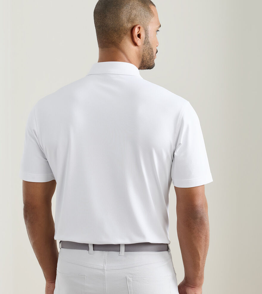 Solid Performance Mesh Polo image number 3