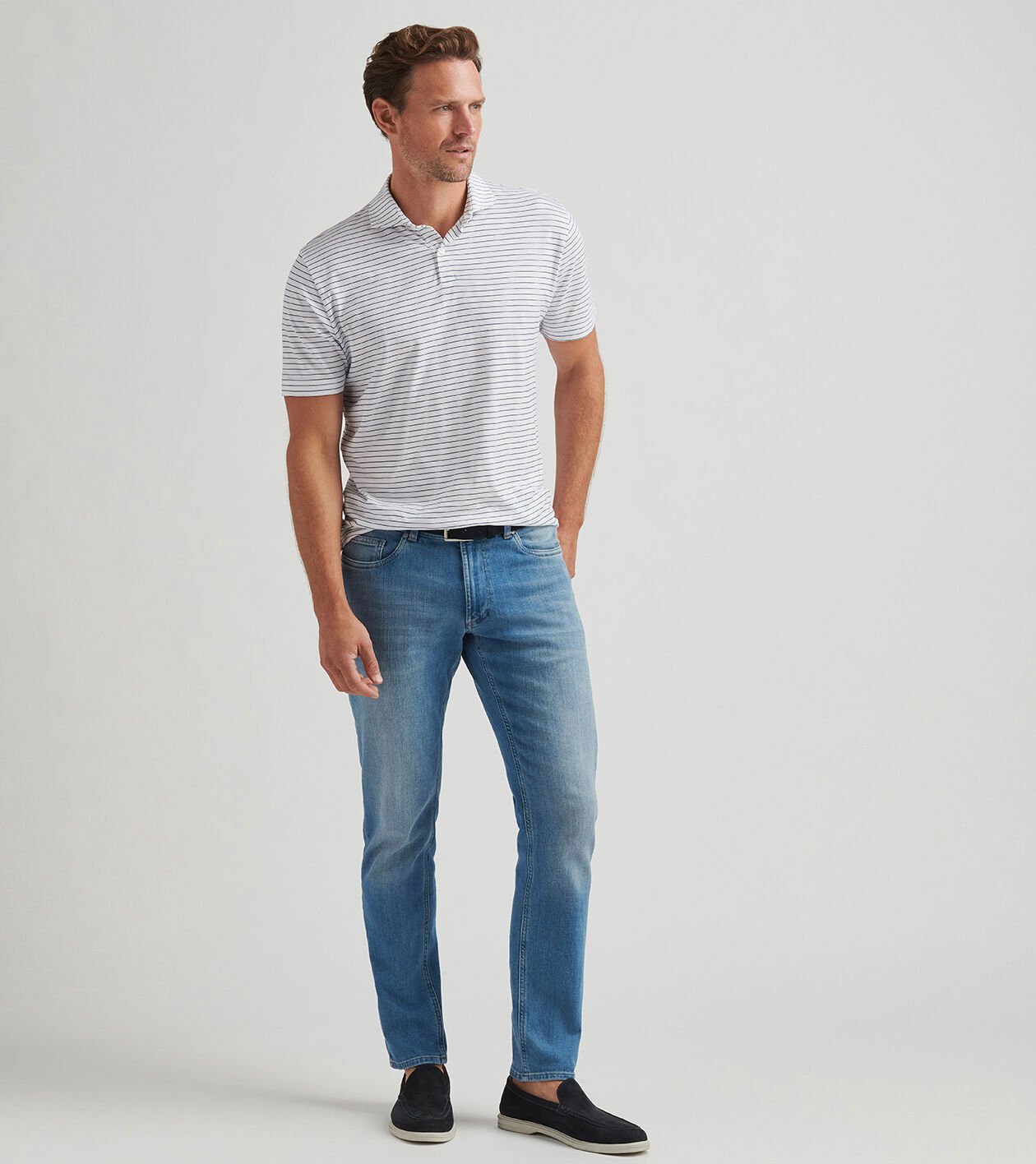 Vintage Washed Five-Pocket Denim | Men's Pants | Peter Millar