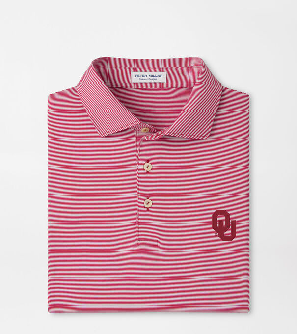 Oklahoma Jubilee Stripe Performance Polo