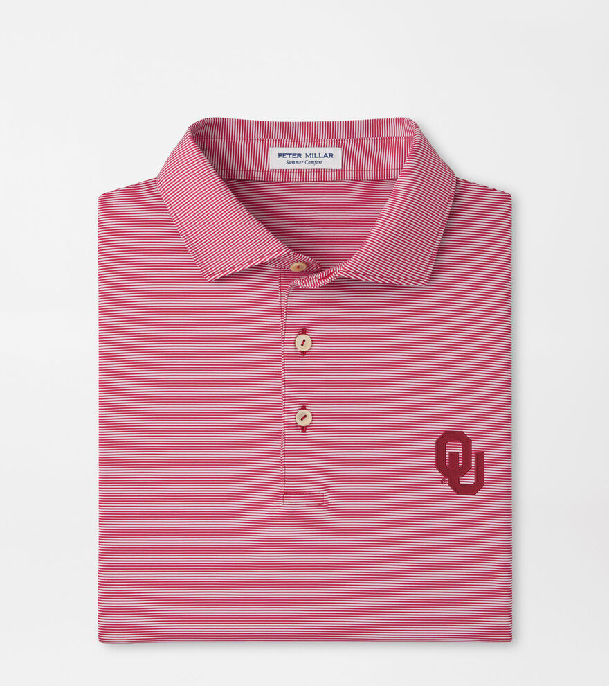 Oklahoma Jubilee Stripe Performance Polo image number 1