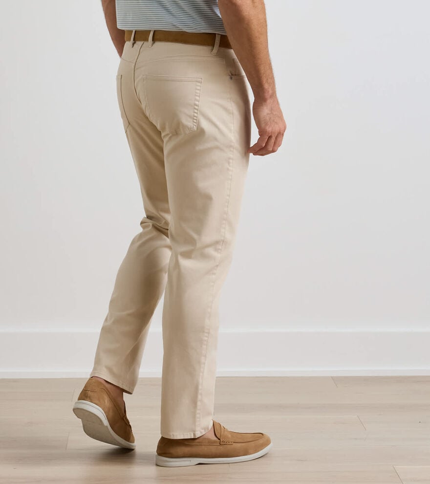 Signature Sateen Five-Pocket Pant image number 3