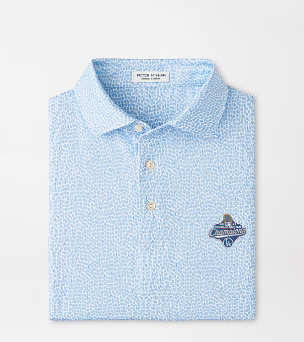 Los Angeles Dodgers World Series Oyster Shooter Performance Jersey Polo