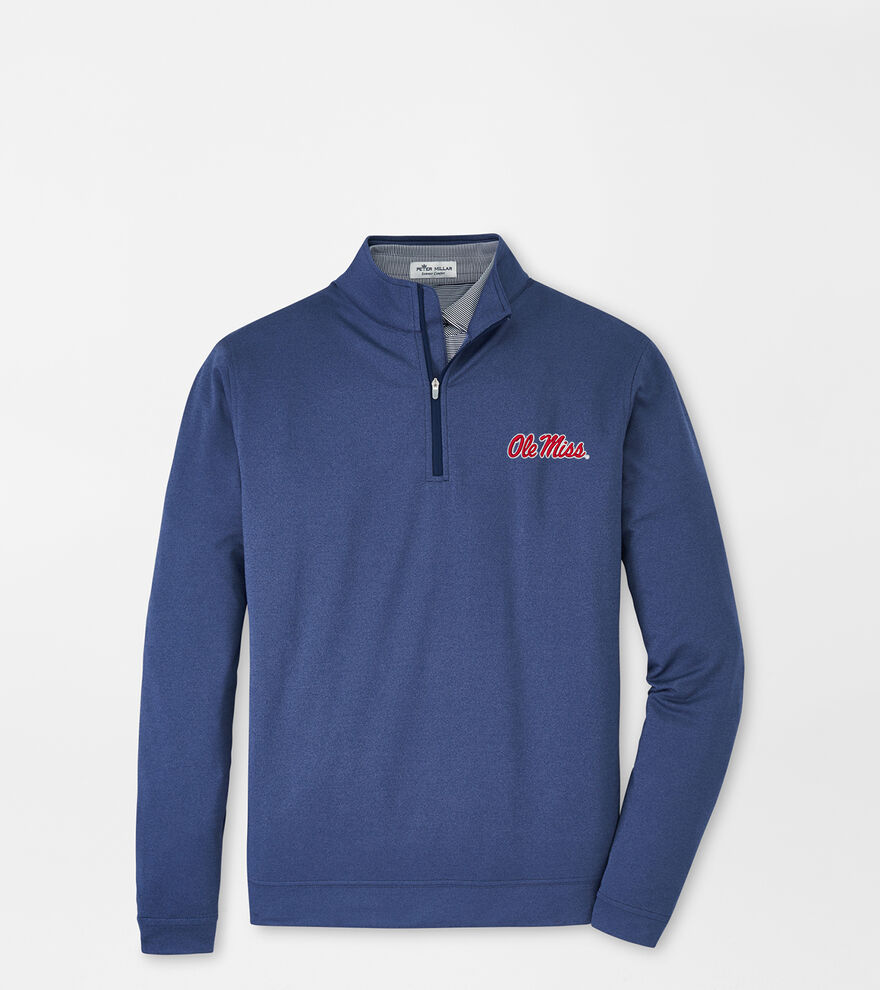 Ole Miss Perth Mélange Performance Quarter-Zip image number 1