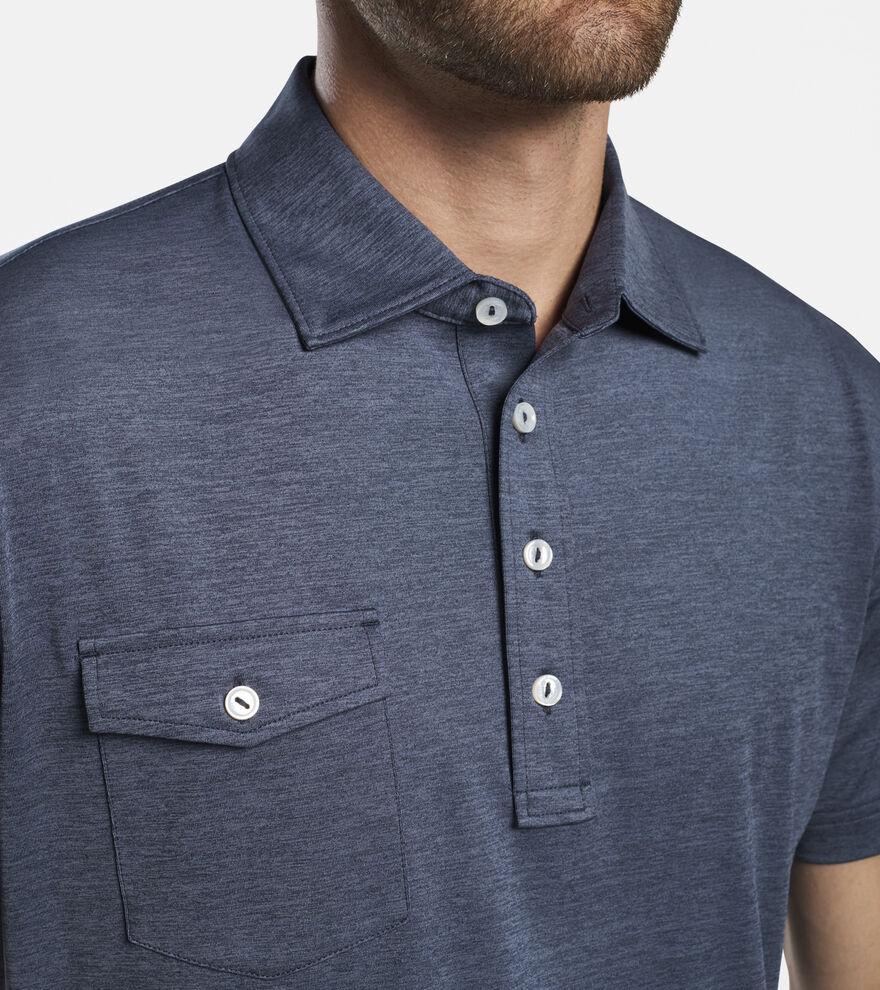 Solid Performance Polo (Kelly Hard Collar) image number 5