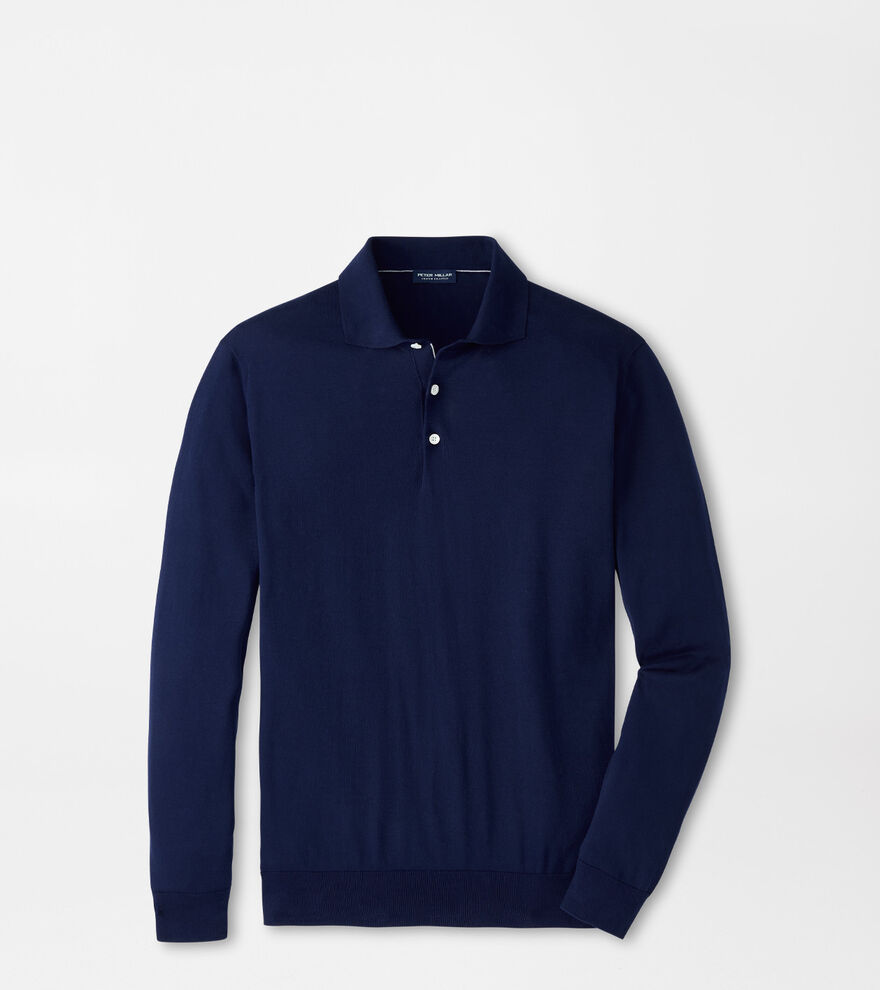 Mariner Sea Island Cotton Sweater Polo image number 1
