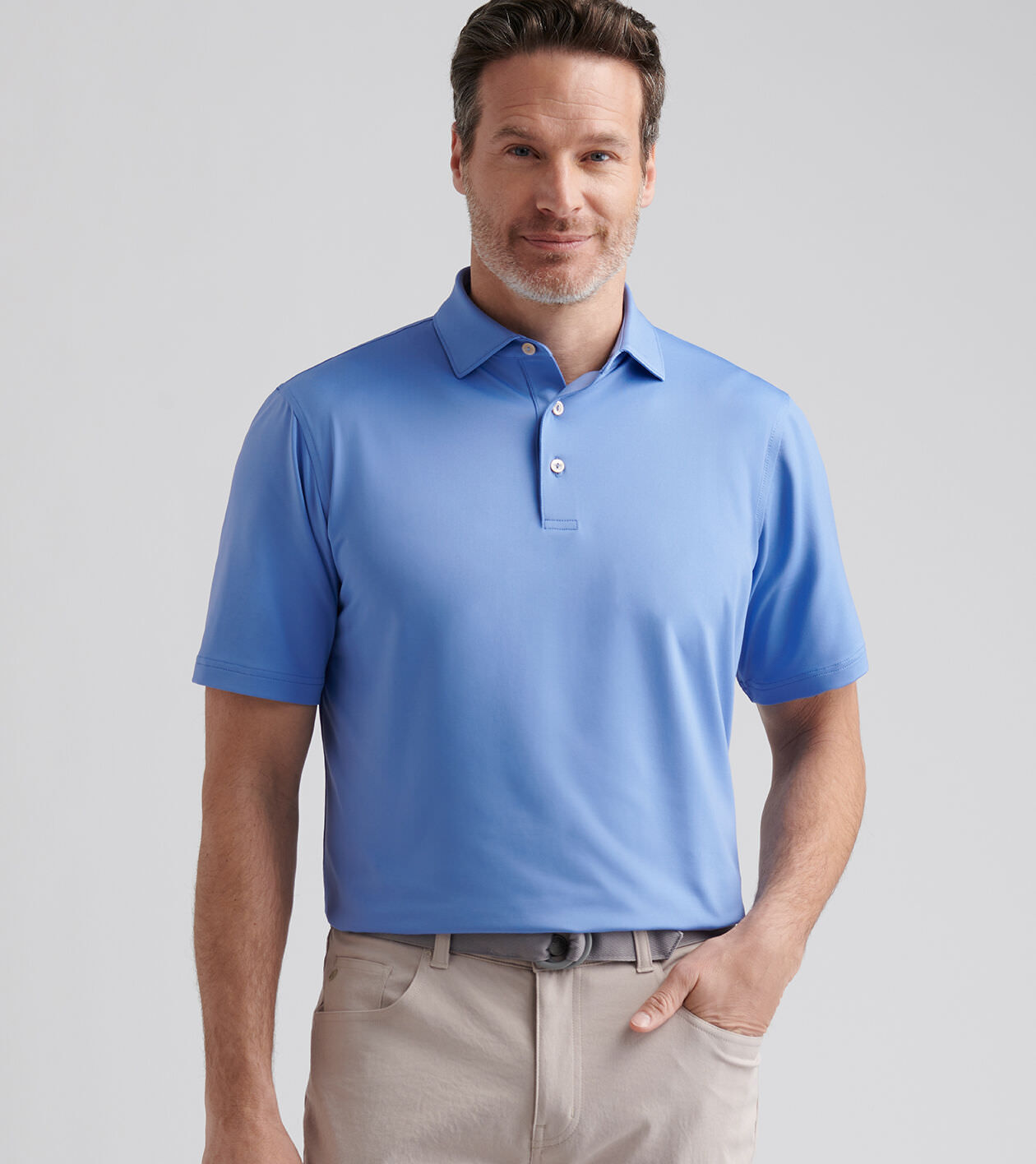 Solid Performance Jersey Polo | Men's Polos | Peter Millar