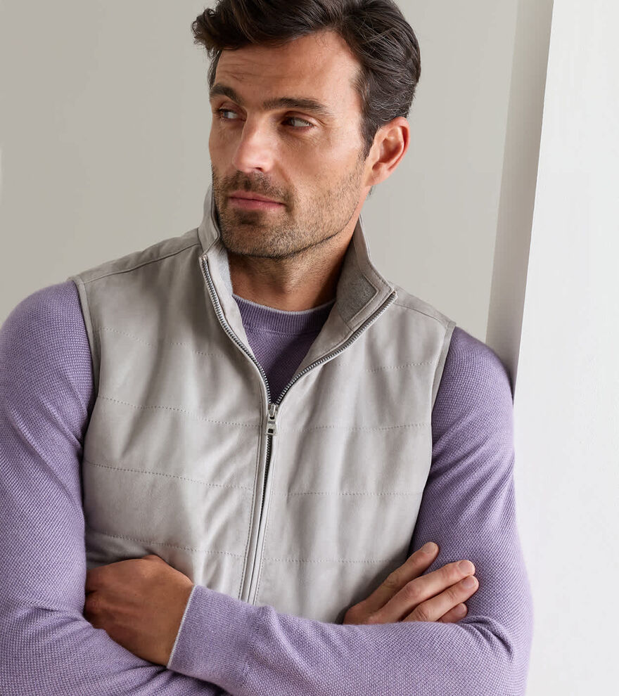 Featherweight Suede Vest image number 5