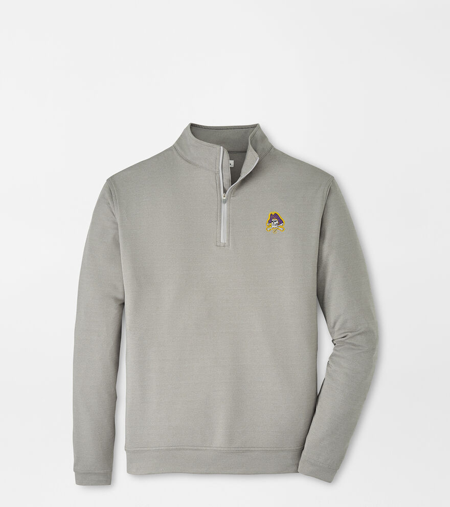 East Carolina Perth Mélange Performance Quarter-Zip image number 1
