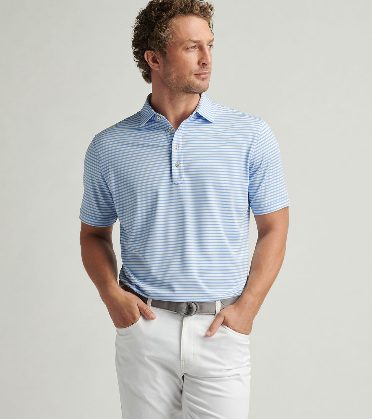 Lane Performance Jersey Polo | Men's Polos | Peter Millar