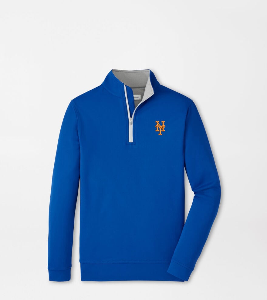 New York Mets Youth Perth Performance Quarter-Zip image number 1