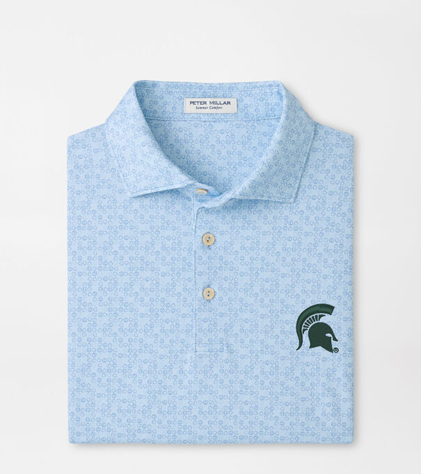 Michigan State Spartans Bases Loaded Performance Jersey Polo