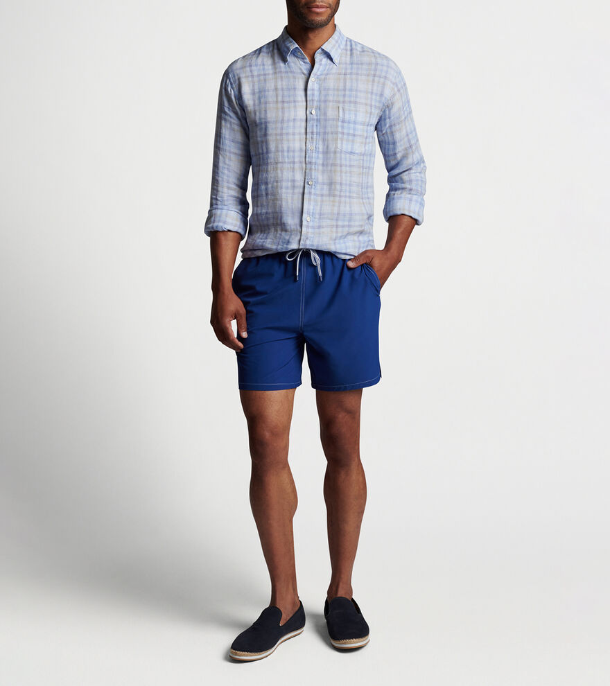 Crown Solid Swim Trunk image number 2